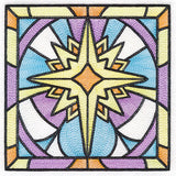 Stained Glass Christmas - Star of Bethlehem