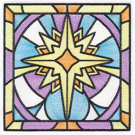 Stained Glass Christmas - Star of Bethlehem