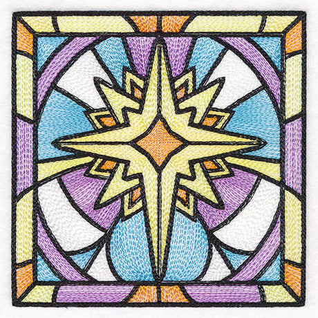 Stained Glass Christmas - Star of Bethlehem