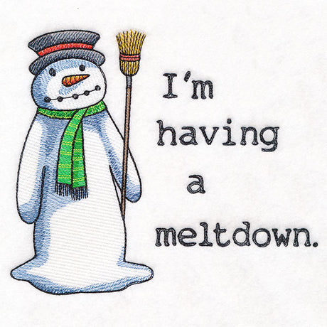 I'm Having a Meltdown Snowman