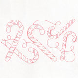 Christmas Magic - Candy Canes (Edge-to-Edge Quilting)