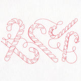 Christmas Magic - Candy Canes (Edge-to-Edge Quilting)