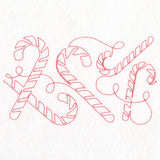 Christmas Magic - Candy Canes (Edge-to-Edge Quilting)