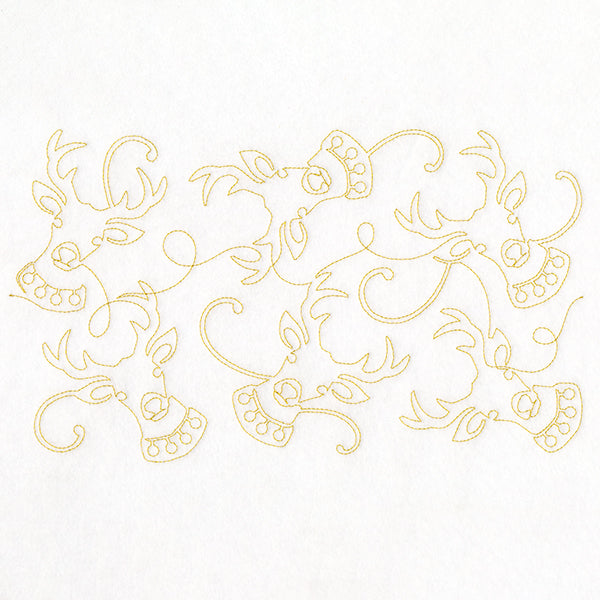 Christmas Magic - Reindeer (Edge-to-Edge Quilting)