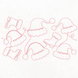 Christmas Magic - Santa Hats (Edge-to-Edge Quilting)