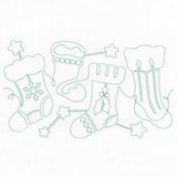 Christmas Magic - Stockings (Edge-to-Edge Quilting)