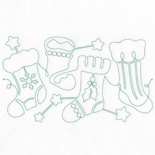 Christmas Magic - Stockings (Edge-to-Edge Quilting)