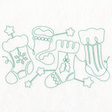 Christmas Magic - Stockings (Edge-to-Edge Quilting)