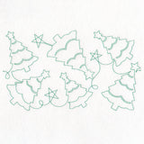 Christmas Magic - Christmas Trees (Edge-to-Edge Quilting)