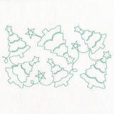 Christmas Magic - Christmas Trees (Edge-to-Edge Quilting)