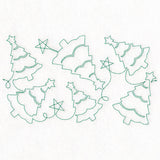 Christmas Magic - Christmas Trees (Edge-to-Edge Quilting)