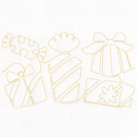Christmas Magic - Gifts (Edge-to-Edge Quilting)