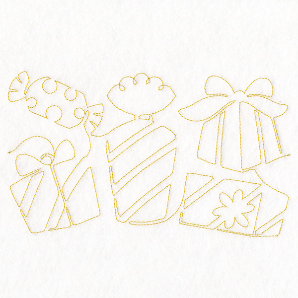 Christmas Magic - Gifts (Edge-to-Edge Quilting)