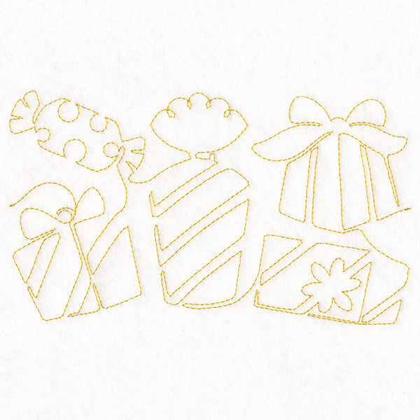 Christmas Magic - Gifts (Edge-to-Edge Quilting)