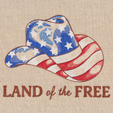 Land of the Free Americana Cowboy Hat