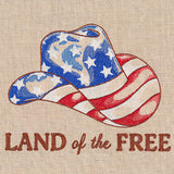Land of the Free Americana Cowboy Hat