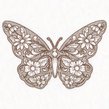 Mojave Aster Butterfly (Trapunto)