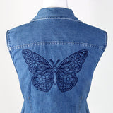 Mojave Aster Butterfly (Trapunto)