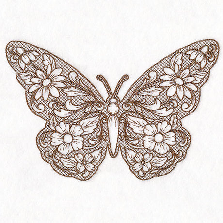 Mojave Aster Butterfly (Trapunto)