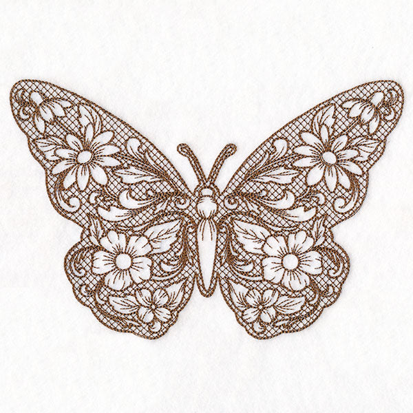 Mojave Aster Butterfly (Trapunto)