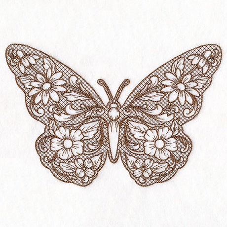 Mojave Aster Butterfly (Trapunto)