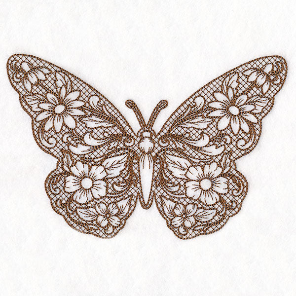 Mojave Aster Butterfly (Trapunto)