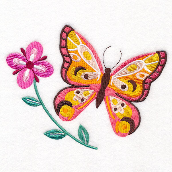 Butterfly & Flower 1
