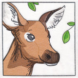 Woodland Animal Friends Window Scene - Deer