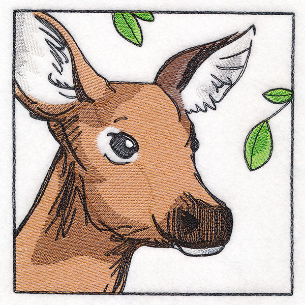 Woodland Animal Friends Window Scene - Deer