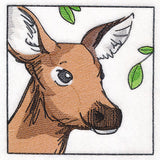 Woodland Animal Friends Window Scene - Deer