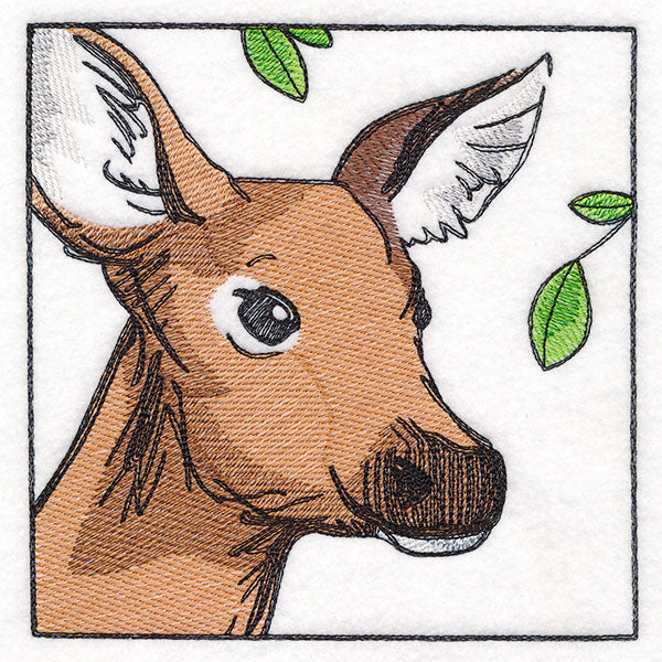 Woodland Animal Friends Window Scene - Deer