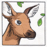 Woodland Animal Friends Window Scene - Deer