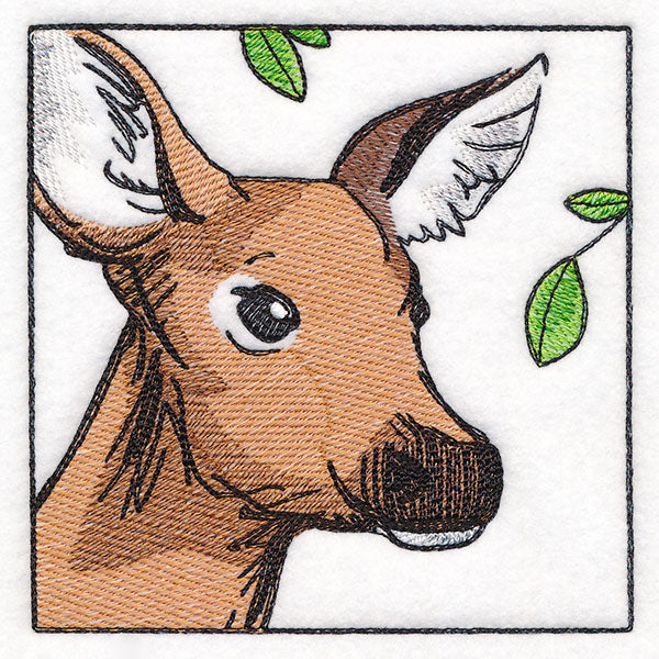 Woodland Animal Friends Window Scene - Deer