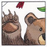 Woodland Animal Friends Window Scene - Left Side Bear