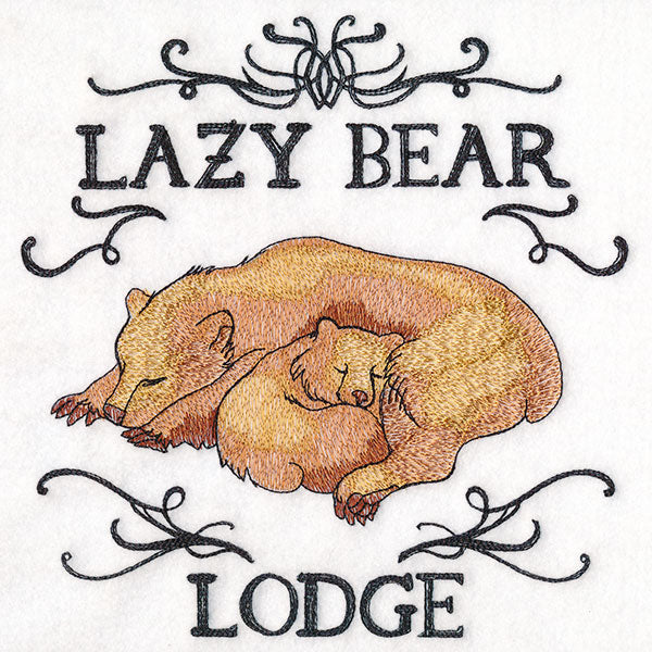 Lazy Bear Lodge Market Sign