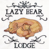 Lazy Bear Lodge Market Sign