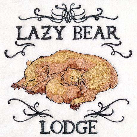 Lazy Bear Lodge Market Sign