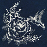 Sheer Hummingbird and Peony