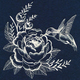 Sheer Hummingbird and Peony