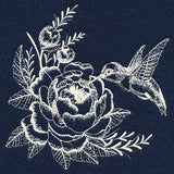 Sheer Hummingbird and Peony