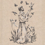 St. Francis of Assisi - Patron Saint of Animals Etching