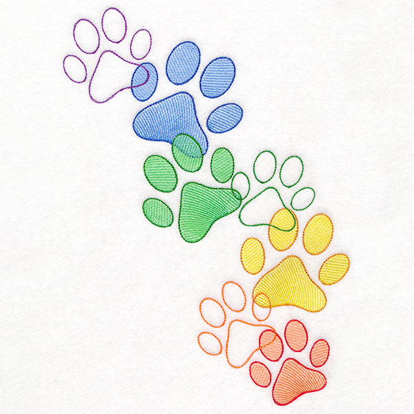 Sunshine & Rainbows Pet Paw Prints