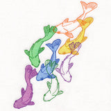 Just Keep Swimming Rainbow Koi