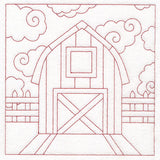 Whimsical Farm Life Quilting - Barn (Double Run)