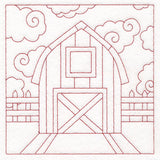 Whimsical Farm Life Quilting - Barn (Double Run)