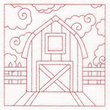 Whimsical Farm Life Quilting - Barn (Double Run)