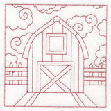 Whimsical Farm Life Quilting - Barn (Double Run)