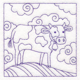 Whimsical Farm Life Quilting - Cow (Double Run)