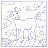 Whimsical Farm Life Quilting - Goat (Double Run)