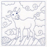 Whimsical Farm Life Quilting - Goat (Double Run)
